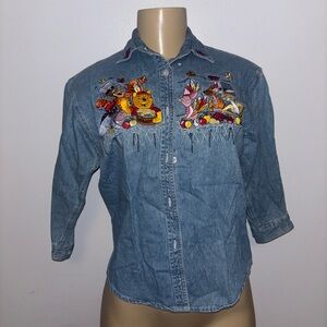 Disney Light Blue Denim Shirt